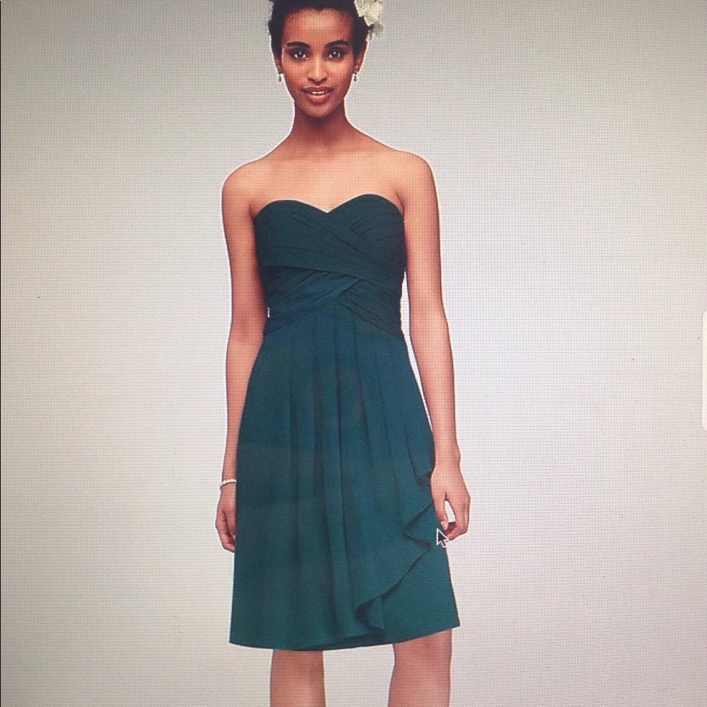 Davids Bridal Green Formal Dress